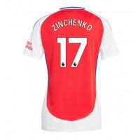 Maglia Calcio Arsenal Oleksandr Zinchenko #17 Prima Divisa Donna 2024-25 Manica Corta